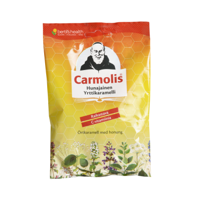 Carmolis Hunajainen Yrttikaramelli 1x72 g
