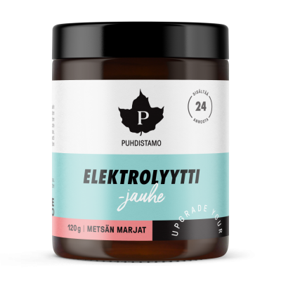Puhdistamo Elektrolyyttijauhe Metsän marjat 120 g