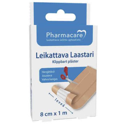 Pharmacare Laastari leikattava 8cmx1m 1 kpl