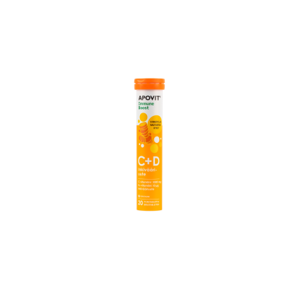 Apovit C+D-vitamiini-inkivääripore20tabl 20 tabl
