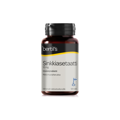 Bertils Sinkkiasetaatti 120 tabletti