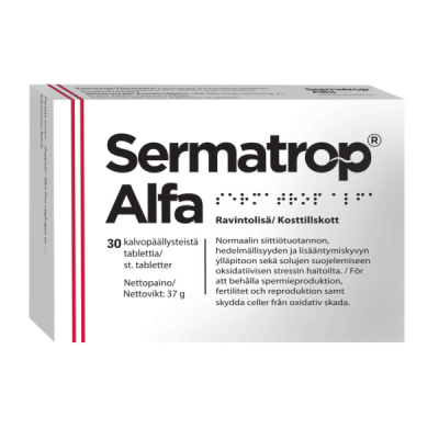 Sermatrop Alfa tabl 2x30 kpl 