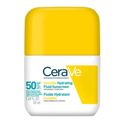 CeraVe Invisible Hydrating Fluid SPF50 aurinkosuojavoide kasvoille 50 ml