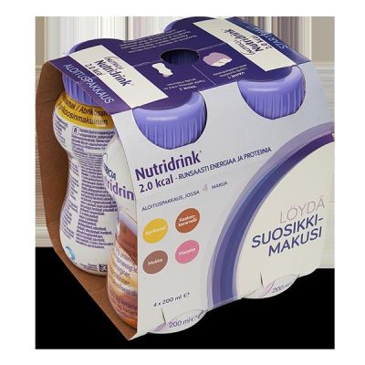 Nutridrink Protein 2.0 mixpack 4 x 200 ml
