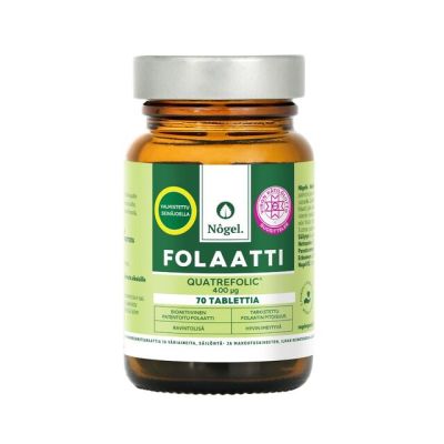 Nogel Folaatti Quatrefolic 400 mikrog 70 tablettia