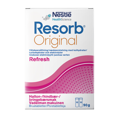 Resorb Original Vadelma 2x10 tabl
