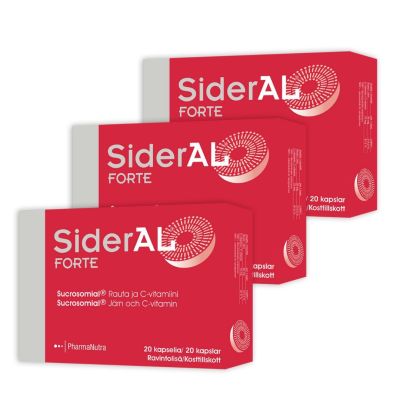 SiderAL FORTE 30mg KAMPANJAPAKKAUS 3x20 kaps