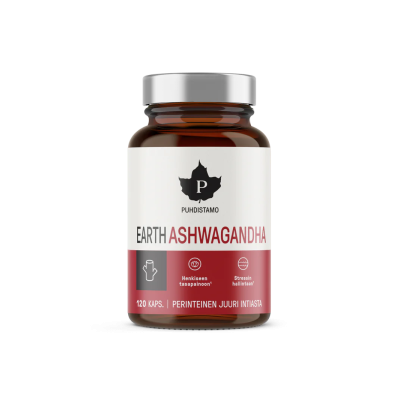 Puhdistamo Earth Ashwagandha  120 kaps.