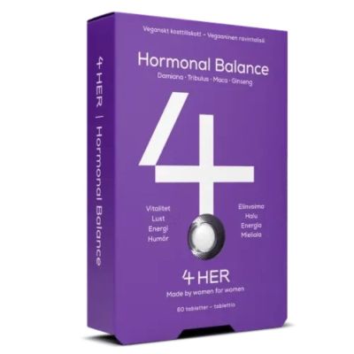 4Her Hormonal Balance ravintolisä 60 kpl