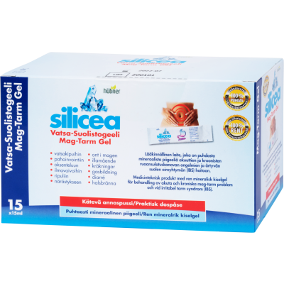 Hübner Silicea vatsa-suolistogeeli 15x15 ml