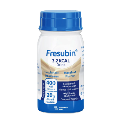 Fresubin 3.2 kcal drink Hazelnut 125 ml x 4 kpl 4X125 ML