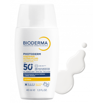 Bioderma Photoderm XDefense Ultrafluid SPF50+ Invisibel Face 40 ml