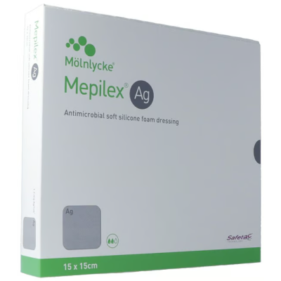 Mepilex Ag 15x15cm st 5 kpl