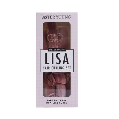 SisterYoung LISA PINK HAIR CURLING SET hiustenkiharrussetti 1 kpl