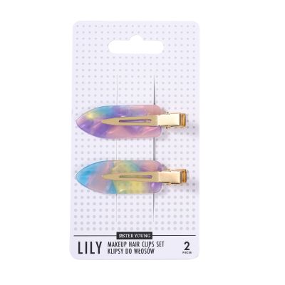 SisterYoung LILY PINK PURPLE hiusklipsit 2 kpl