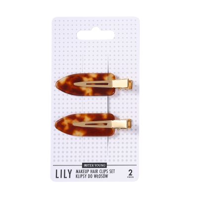 SisterYoung LILY DARK BROWN hiusklipsit 2 kpl