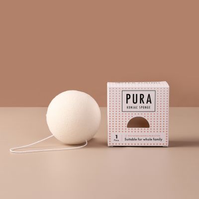 SisterYoung PURA KONJAC WHITE puhdistussieni 1 kpl