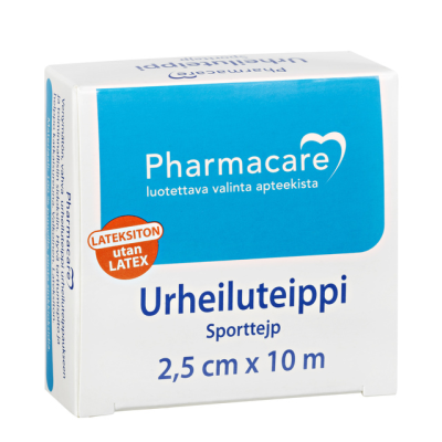 Pharmacare Urheiluteippi 3,8cmx5m 1 rll