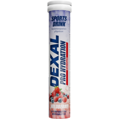 Dexal Pro Hydration pore metsämarja 18 kpl