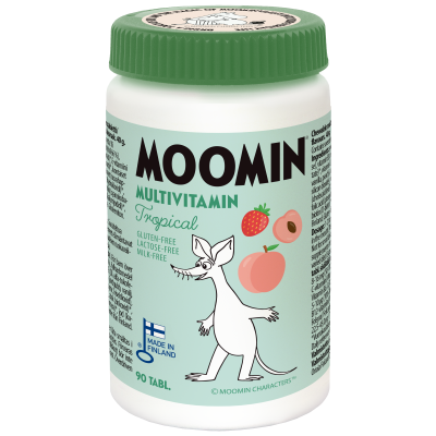 Moomin Multivitamin tropical 90 tablettia