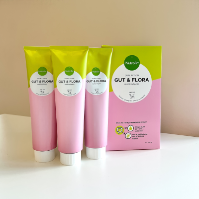 Nutrolin Gut & Flora -omegatahna 3x200 g