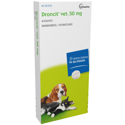 DRONCIT VET tabletti 50 mg 20 fol