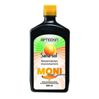 Sana-Sol Monivitamiinineste Appelsiinin makuinen 500ml