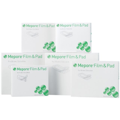 Mepore film&pad 5x7cm square 5kpl 5 kpl