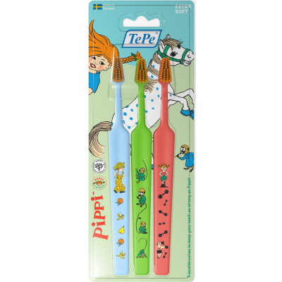 TePe Peppi Extra Soft Hammasharja 3 kpl