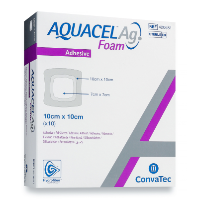 Aquacel Ag Foam ADH 10x10cm 10 kpl