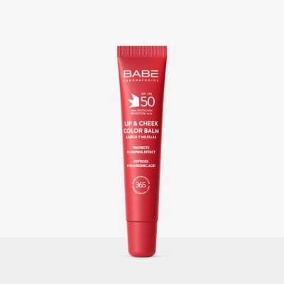 BABE Lip & Cheek Color Balm SPF 50 Punainen 20 ml
