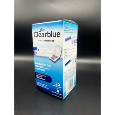 Clearblue Hedelmällisyysmonitorin testiliuskat (20 ovulaatio ja 4 raskaus) 1 kpl