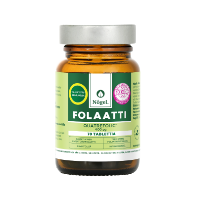 Nogel Folaatti Quatrefolic 400 mikrog 70 tablettia