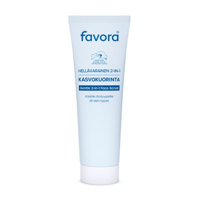 Favora Hellävarainen 2IN1 kuorintavide 75 ML