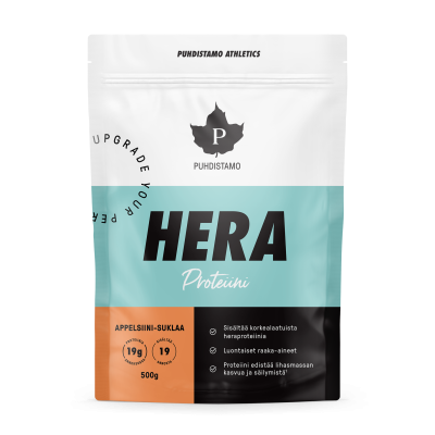Puhdistamo Athletics Heraproteiini Appelsiini-Suklaa 500 g