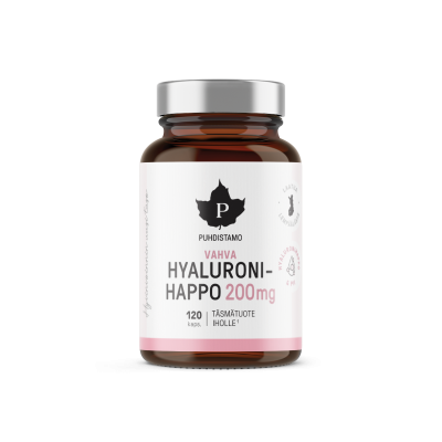 Puhdistamo Vahva Hyaluronihappo 200 mg 120 kaps