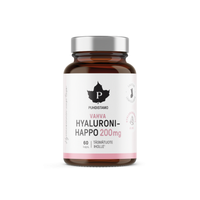 Puhdistamo Vahva Hyaluronihappo 200 mg 60 kaps