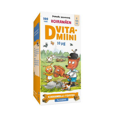 Koiramäen D-vitamiini 10 mikrog 100 tabl