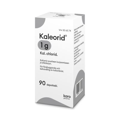 KALEORID depottabletti 1 g 90 kpl