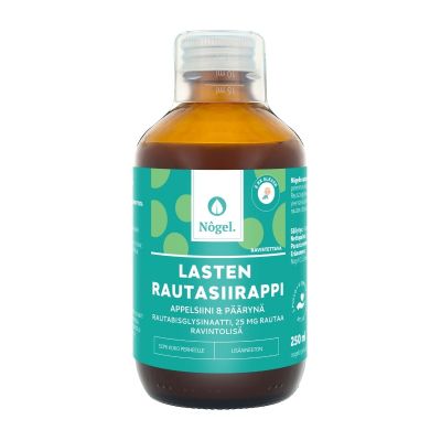 Nogel Lasten rautasiirappi 25 mg/10 ml 250 ml