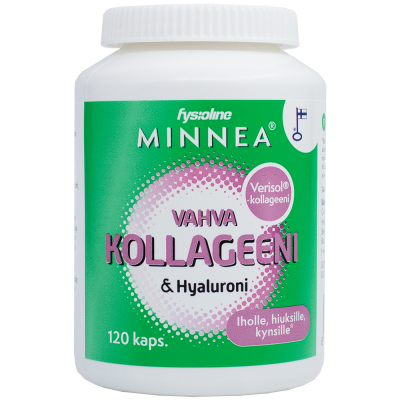 Minnea Kollageeni + Hyaluroni 120 kapselia