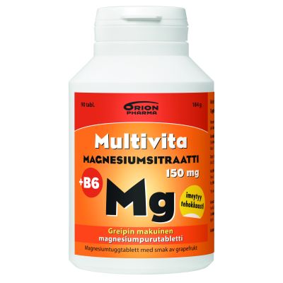 MULTIVITA MAGN.SITR+B6 GREIPPI 150MG 90 PURUTABL