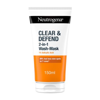 Neutrogena Clear & Defend Wash-Mask puhdistusnaamio 150 ML