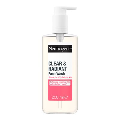 Neutrogena Clear & Radiant Facial Wash puhdistusgeeli 200 ML