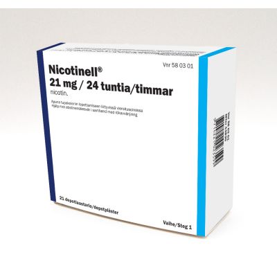 NICOTINELL depotlaastari 21 mg/24 h 21 kpl