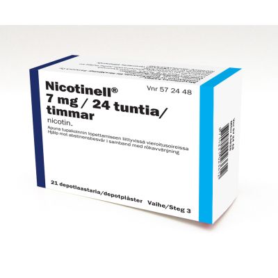 NICOTINELL depotlaastari 7 mg/24 h 21 kpl