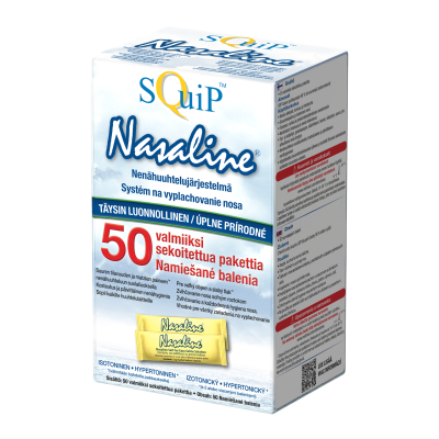 Nasaline suola nenähuuhtelijaan 50 pussia