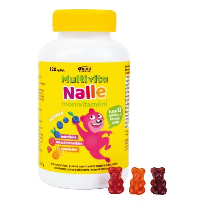 MULTIVITA NALLE MONIVITAMIINI 120 TABL