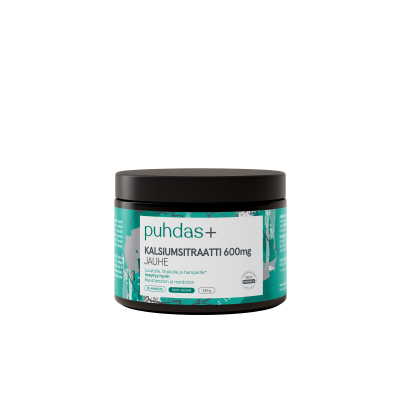 Puhdas+ Kalsiumsitraatti 600 mg 240 g