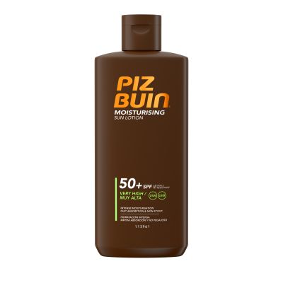 PIZ BUIN MOISTURISING SUN LOTION SPF50+ aurinkosuojavoide 200 ML
